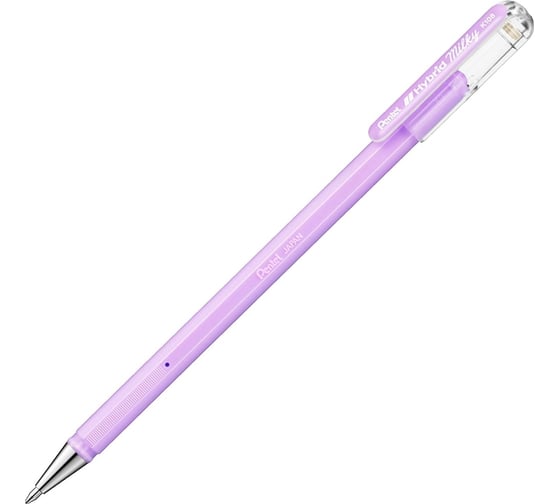 Гелевая ручка Pentel Hybrid Milky пастельные d 0.8 мм K108-PV фиолетовые чернила 597270