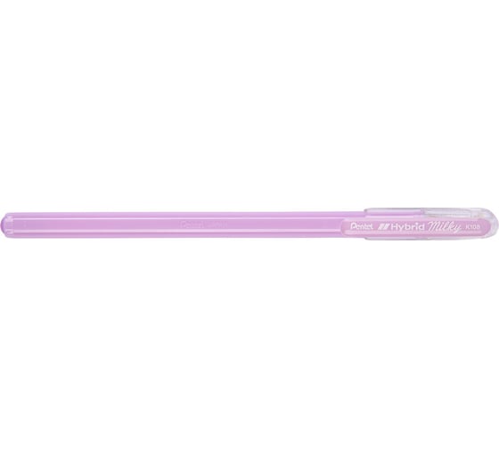 Гелевая ручка Pentel Hybrid Milky пастельные d 0.8 мм K108-PV фиолетовые чернила 597270