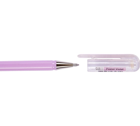Гелевая ручка Pentel Hybrid Milky пастельные d 0.8 мм K108-PV фиолетовые чернила 597270