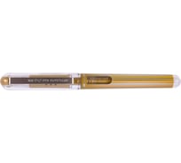 Гелевая ручка Pentel с металлическим наконечником Hybrid Gel Grip DX d 1 мм 12 шт K230-XO золотые чернила 597263
