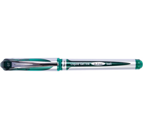 Гелевая ручка Pentel Energel d 0.7 мм 12 шт BL57-DO зеленые чернила 609980