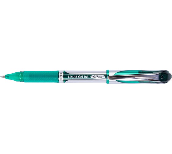Гелевая ручка Pentel Energel d 0.7 мм 12 шт BL57-DO зеленые чернила 609980