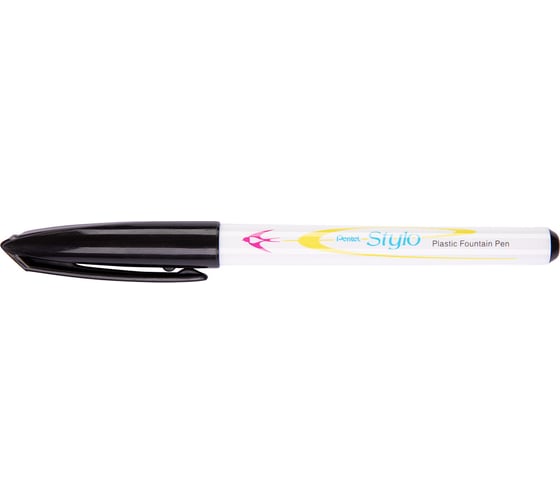 Ручка Pentel с пластиковым пером Stylo d 0.4 мм 12 шт JM11-A черные чернила 597251 1