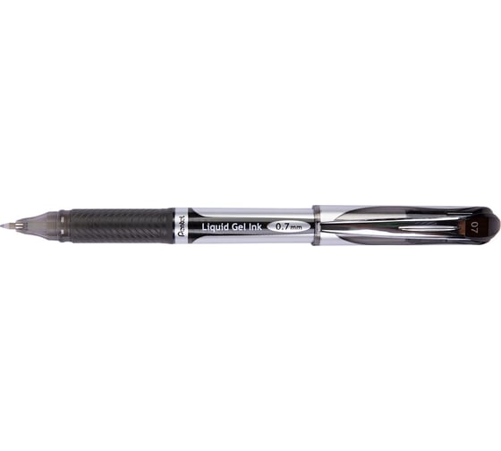 Гелевая ручка Pentel Energel d 0.7 мм 12 шт BL57-AO черные чернила 609977