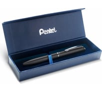 Гелевая ручка Pentel EnerGel в подарочной упаковке d 0.7 мм BL2007A-AK черный металлический корпус черные чернила 610081