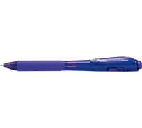 Автоматическая шариковая ручка Pentel трехгранный корпус d 1 мм 12 шт BK440V-С фиолетовый корпус, синие чернила 674057