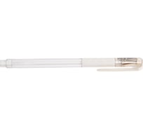 Гелевая ручка Pentel Hybrid gel Grip d 0.8 мм K118-LW белые чернила 586188