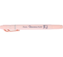 Двусторонний текстовыделитель Pentel Illumina flex 1.0 - 3.5 мм перо скошенное 10 шт SLW11P-FE оранжевый 670072