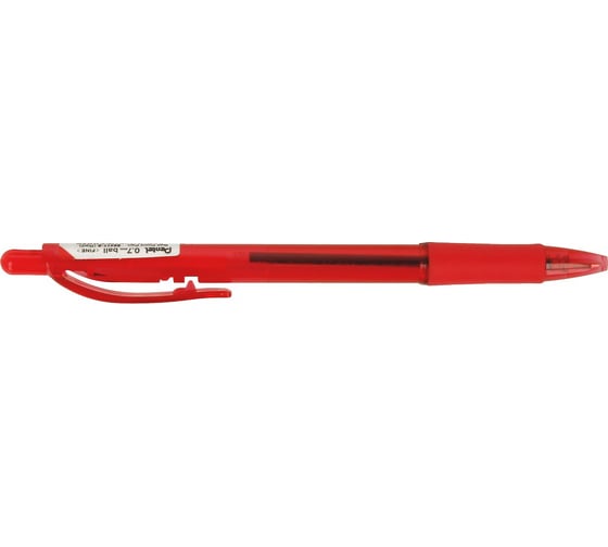 Автоматическая шариковая ручка Pentel Fine Line d 0.7 мм 12 шт BK417-B красные чернила 671344 1