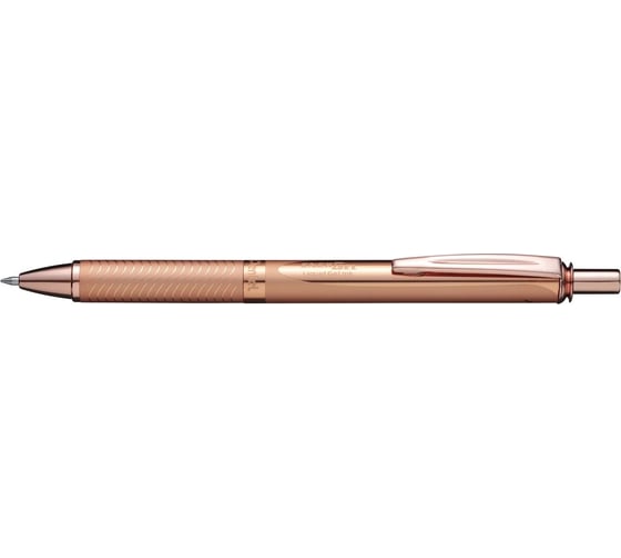 Гелевая ручка Pentel Energel Sterling d 0.7 мм BL407PG-A корпус розовое золото, черные чернила 610090