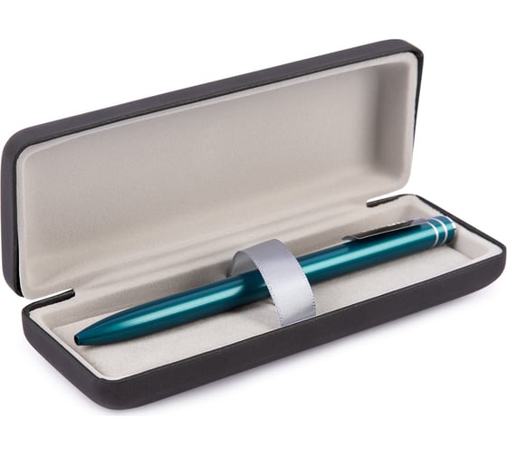 Гелевая ручка Pentel EnerGel в подарочной упаковке d 0.7 мм BL2007S-AK бирюзовый металлич.корпус черные чернила 674065