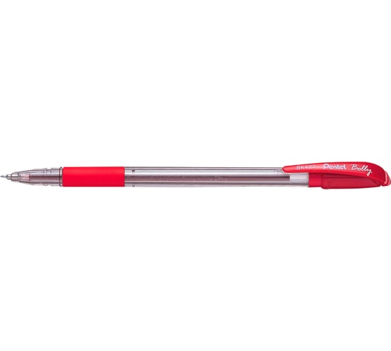 Шариковая ручка Pentel Bolly d 0.7 мм 12 шт BK427-B красные чернила 670032