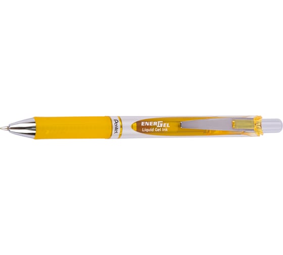 Гелевая ручка Pentel Energel d 0.7 мм 12 шт BL77-GX желтые чернила 686708