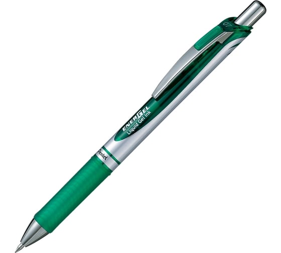 Гелевая ручка Pentel Energel d 0.7 мм 12 шт BL77-KX салатовые чернила 686709