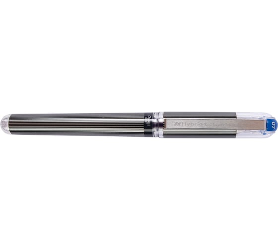 Гелевая ручка Pentel с металлическим наконечником Hybrid Gel Grip DX d 0.7 мм 12 шт K227-C синие чернила 670067