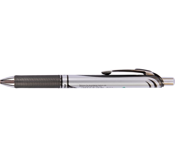 Гелевая ручка Pentel Energel d 0.7 мм 12 шт BL77-AO черные чернила 686699