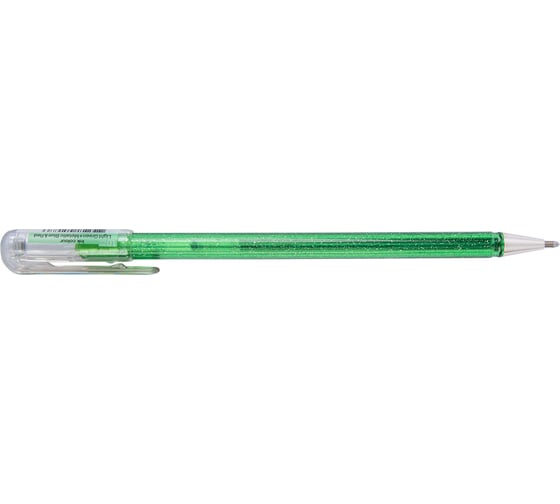 Гелевая ручка Pentel Hybrid Dual Metallic, d 1 мм K110-DMKX светло-зеленый металлик, синий, красный цвет чернил 674370