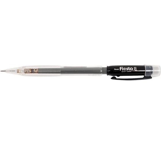Автоматический карандаш Pentel Fiesta AX107-AO 0.7 мм, 12 шт, черный корпус 669877 1