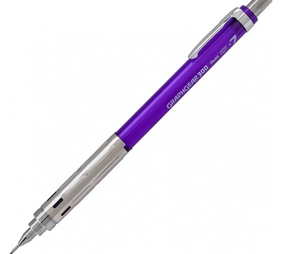 Автоматический карандаш Pentel GraphGear 300 PG317-TVX 0.7 мм, фиолетовый корпус 692937 1