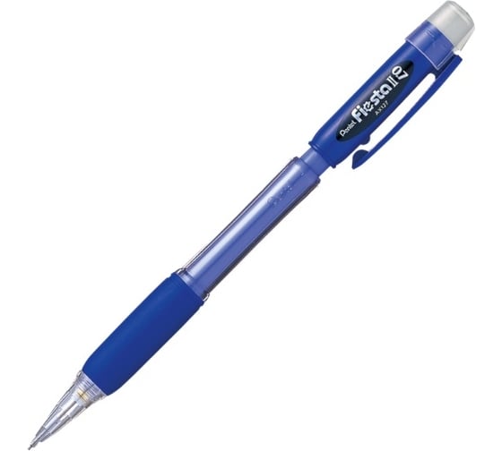 Автоматический карандаш Pentel Fiesta II AX127-CE c резиновым гриппом, 0.7 мм, 12 шт, синий корпус 597279 1