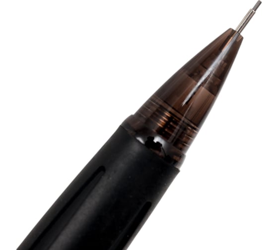 Автоматический карандаш Pentel CLICK -Twist-Erase PD275T-AX с боковой кнопкой, 0.5 мм, 12 шт, черный корпус 669170