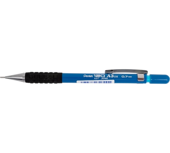 Автоматический карандаш Pentel 120 A317-C A3 0.7 мм, синий корпус 586404 1