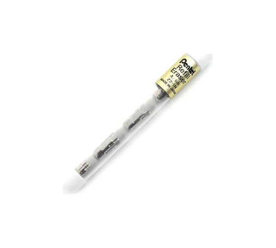 Сменные ластики для профессиональных карандашей Pentel Z2-1N 4 шт в тубе, 13.8x4.25 мм, 12 шт 670089