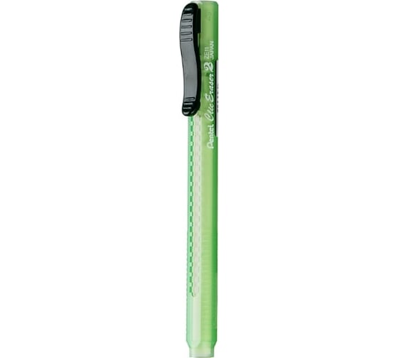 Выдвижной ластик-карандаш Pentel Click Eraser 2 ZE11T-D 12 шт, зеленый корпус 692924 1