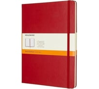 Блокнот Moleskine Classic Large, 240 стр., красный, в линейку 385216QP060R