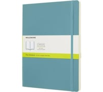 Блокнот Moleskine Classic Large, 240 стр., голубой, нелинованный 1048956QP062B35