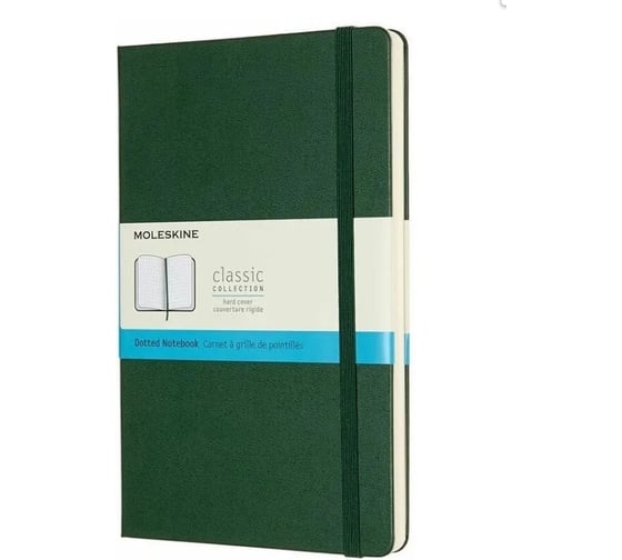 Блокнот Moleskine Classic Large, 240 стр., зеленый, пунктир 1127987QP066K15 1