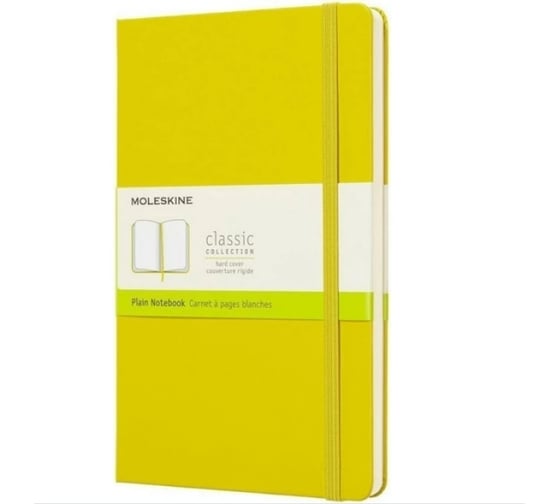 Блокнот Moleskine Classic Large, 240 стр., желтый, нелинованный 1069243QP062M18 1