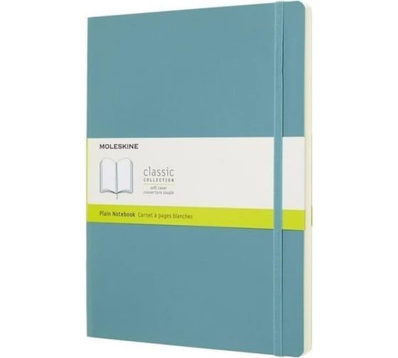 Блокнот Moleskine Classic Large, 240 стр., голубой, в линейку 1048954QP060B35