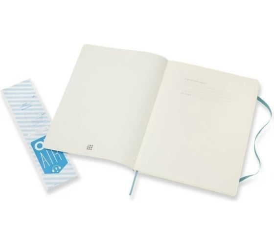 Блокнот Moleskine Classic Large, 240 стр., голубой, в линейку 1048954QP060B35