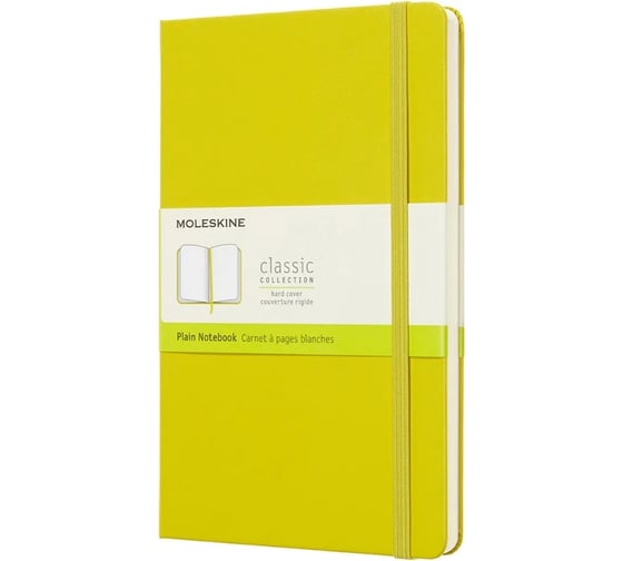 Блокнот Moleskine Classic Large, 240 стр., желтый, в линейку 1063163QP060M18 1