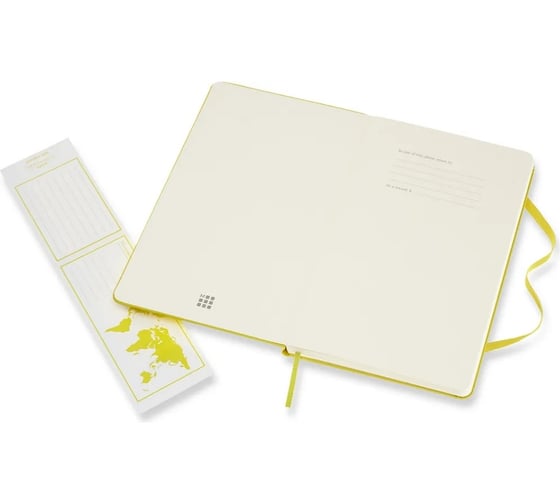 Блокнот Moleskine Classic Large, 240 стр., желтый, в линейку 1063163QP060M18