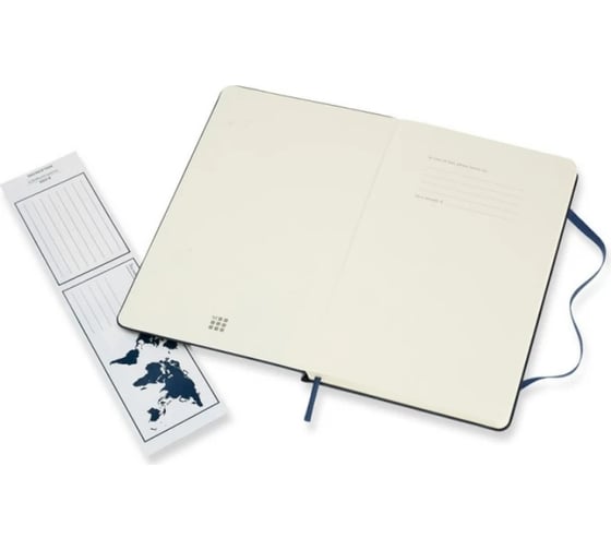 Блокнот Moleskine Classic Large, 240 стр., синий, пунктир 1114807QP066B20