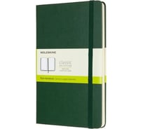 Блокнот Moleskine Classic Large, 240 стр., зеленый, нелинованный 1127976QP062K15