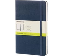 Блокнот Moleskine Classic Large, 240 стр., синий, нелинованный 1021825QP062B20