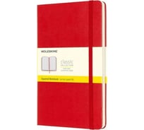 Блокнот Moleskine Classic Large, 240 стр., красный, в клетку 393809QP061R