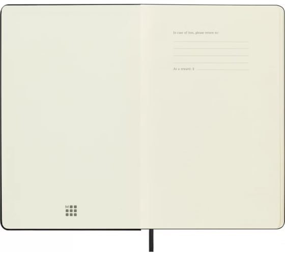 Блокнот Moleskine Classic Large, 240 стр., черный, пунктир 393775QP066
