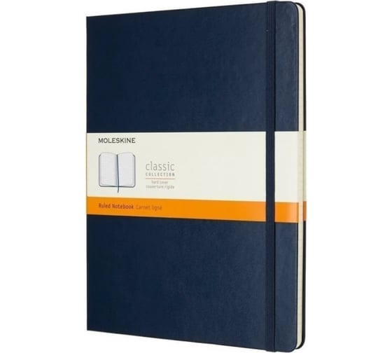 Блокнот Moleskine Classic Medium, 240 стр., синий, в линейку 1127881QP050B20 1