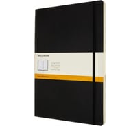 Блокнот Moleskine Classic Soft A4, 192 стр., черный, в линейку 1139362QP641