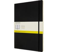 Блокнот Moleskine Classic Soft A4, 192 стр., черный, в клетку 1139368QP642