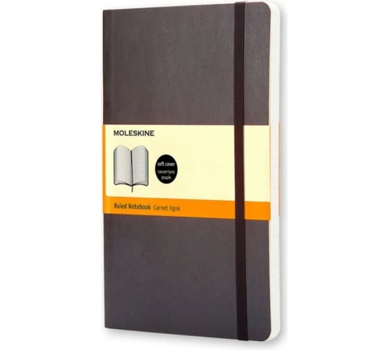 Блокнот Moleskine Classic Pocket, 192 стр., черный, в линейку 385015MM710 1