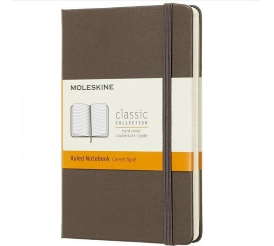 Блокнот Moleskine Classic Pocket,192 стр., коричневый, в линейку 1048959MM710P14 1