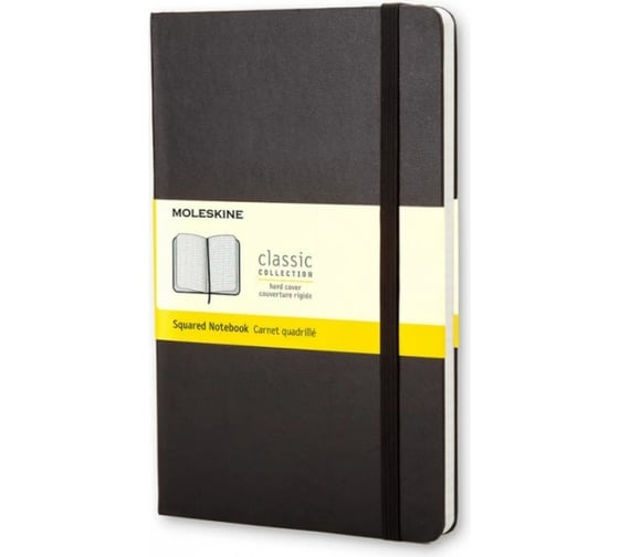 Блокнот Moleskine Classic Pocket, 192 стр., черный, в клетку 385068MM712 1