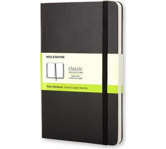 Блокнот Moleskine Classic Pocket, 192 стр., черный, нелинованный 385066QP012 1