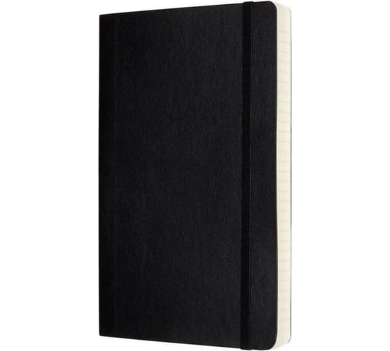 Блокнот Moleskine Classic Soft Expended Large, 400 стр., черный, в линейку 1127619QP616EXP