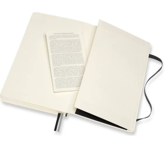 Блокнот Moleskine Classic Soft Expended Large, 400 стр., черный, в линейку 1127619QP616EXP